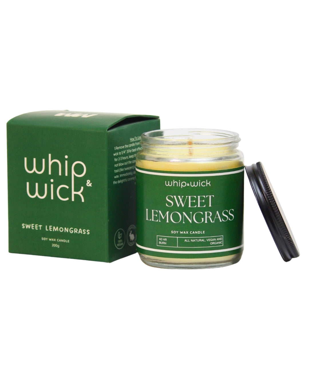 Sweet Lemongrass Scented Candle