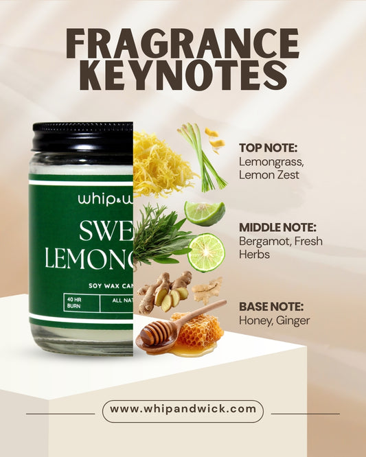 Sweet Lemongrass Scented Candle
