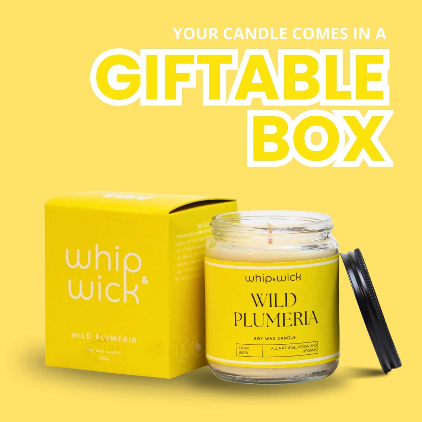 Wild Plumeria Scented Candle