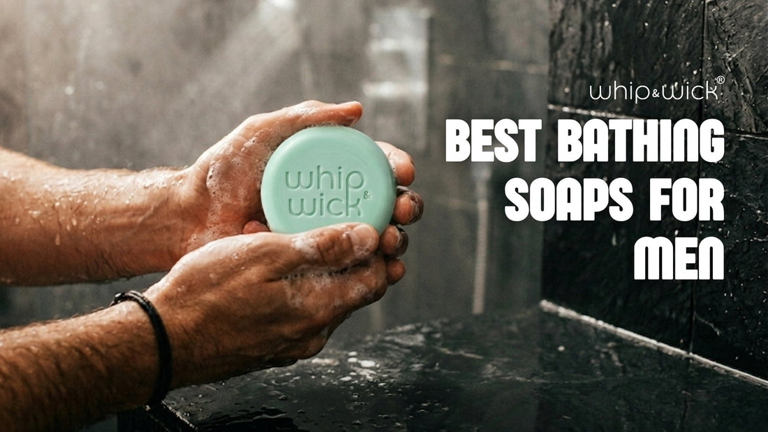 Whipandwick Best Bathing Soaps for Men – Premium handmade bathing soap for daily cleansing, fresh fragrance, and healthy-looking skin.