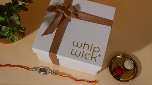 Celebrate Raksha Bandhan 2025 with Designer Scented Candle Rakhi Gift Hampers for Sisters & Brothers