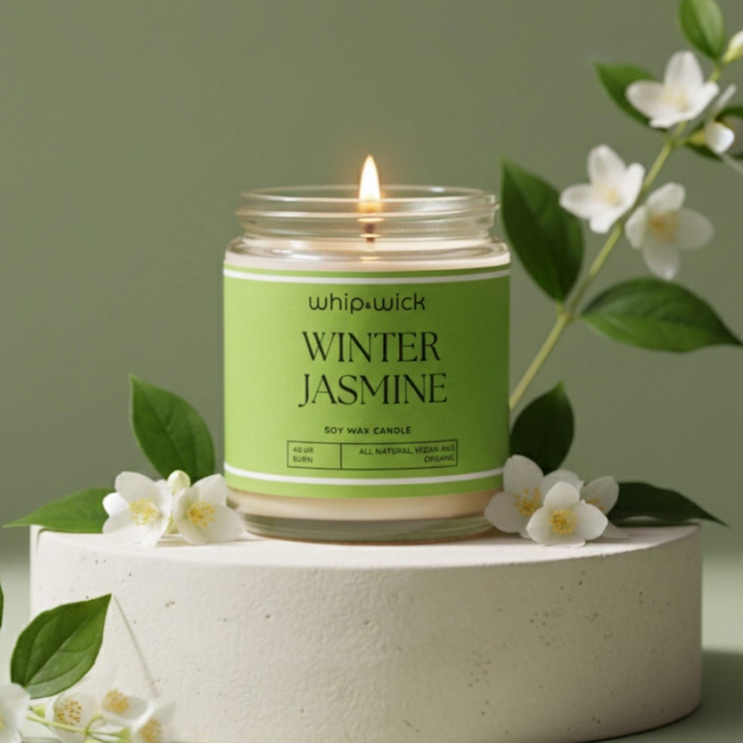 Winter Jasmine Scented Candle