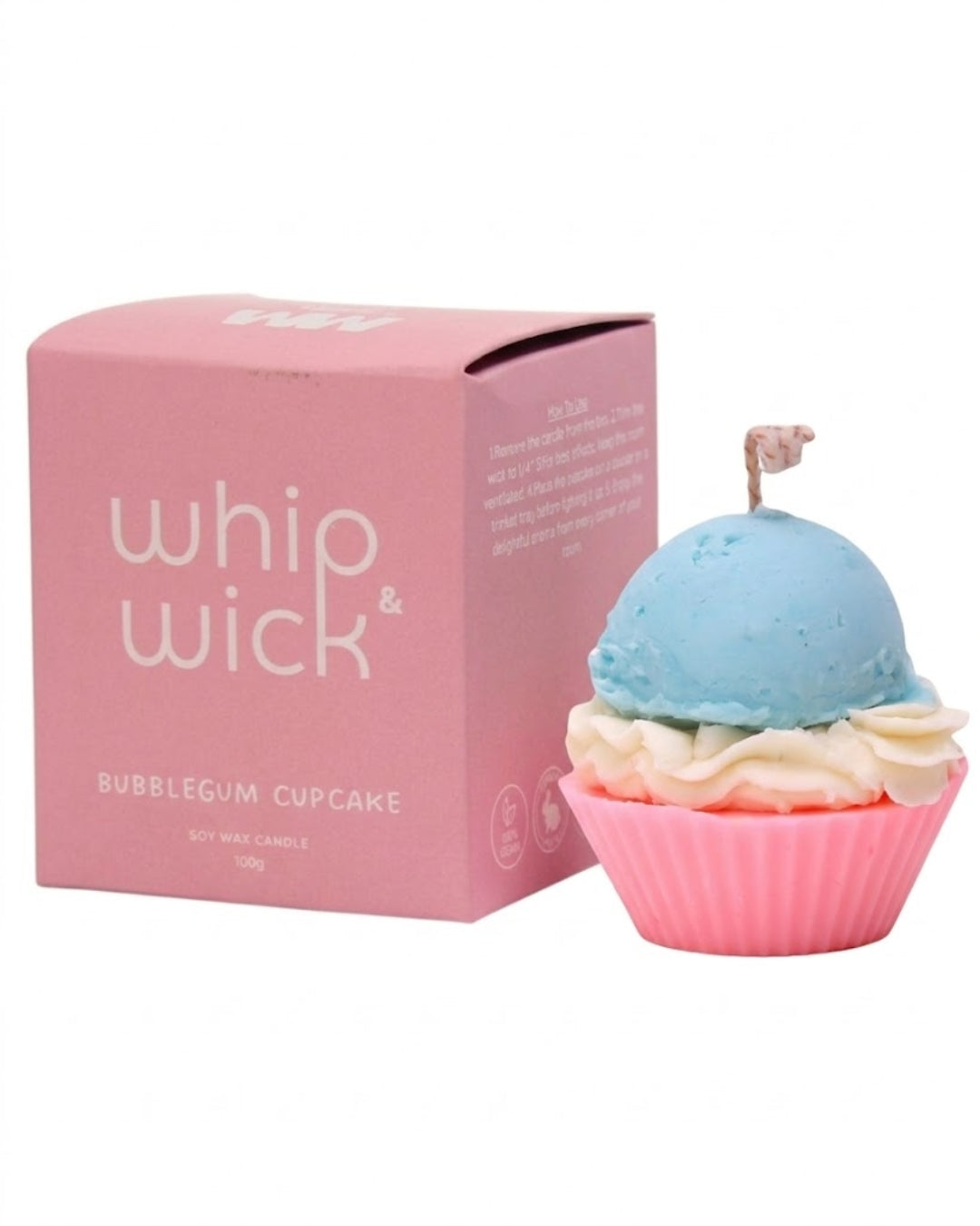 Bubblegum Cupcake Scented Candle