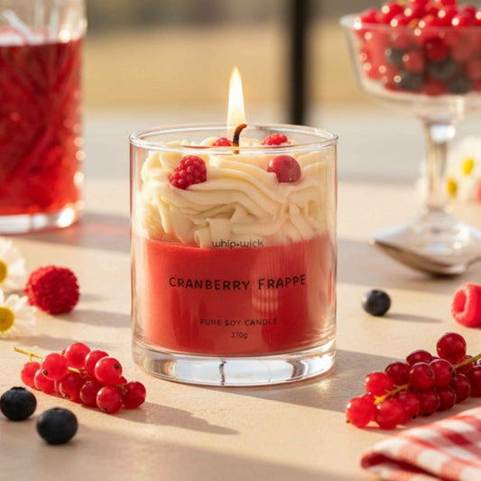 Cranberry Frappe Scented Candle