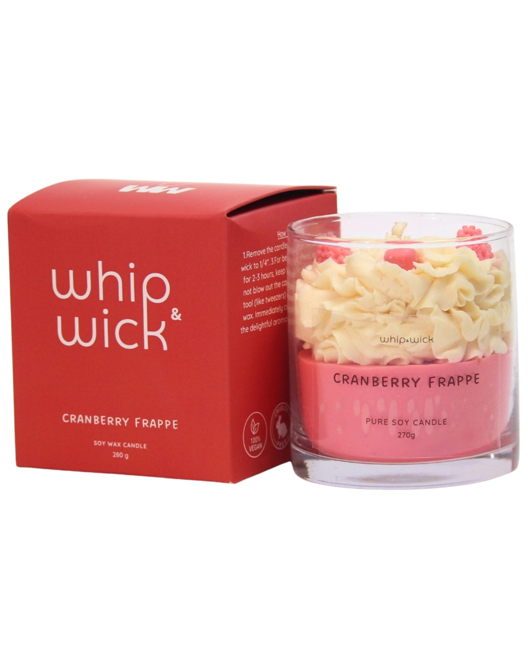 Cranberry Frappe Scented Candle