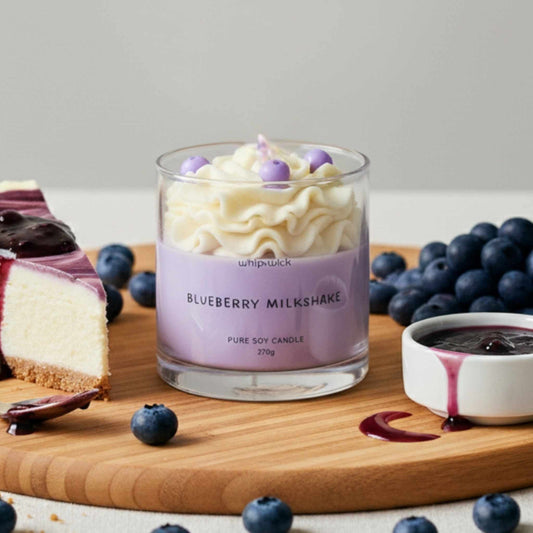 Blueberry Milkshake Scented Candle