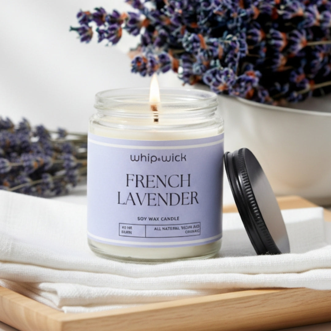 French Lavender Scented Candle