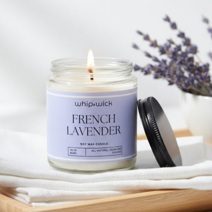 French Lavender Scented Candle