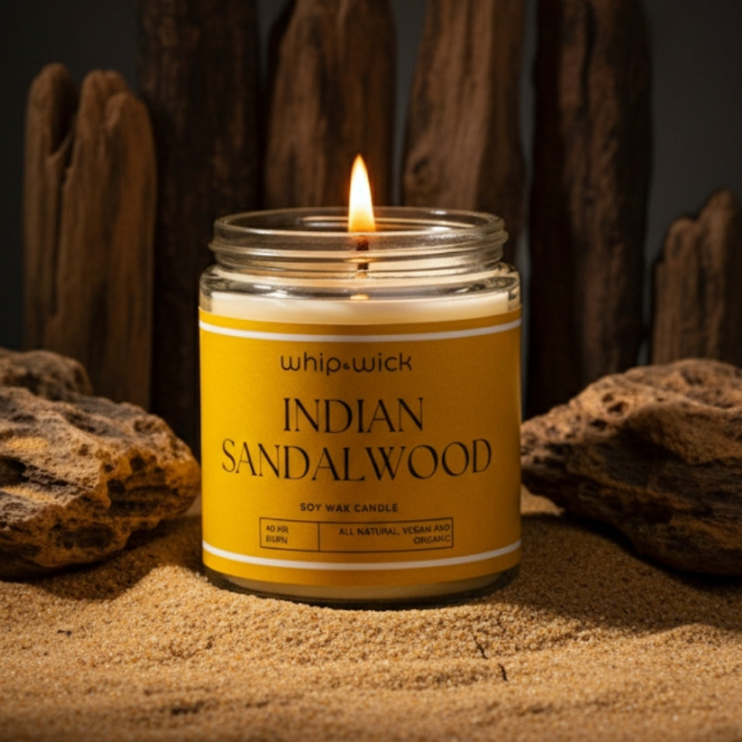 Indian Sandalwood Scented Candle