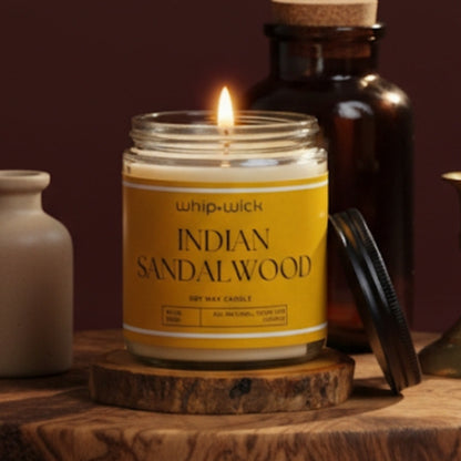 Indian Sandalwood Scented Candle