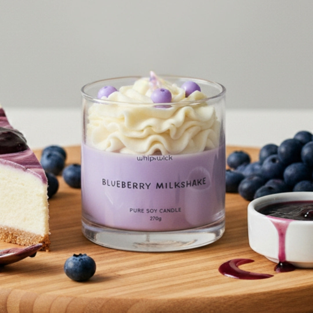 Blueberry Milkshake Scented Candle