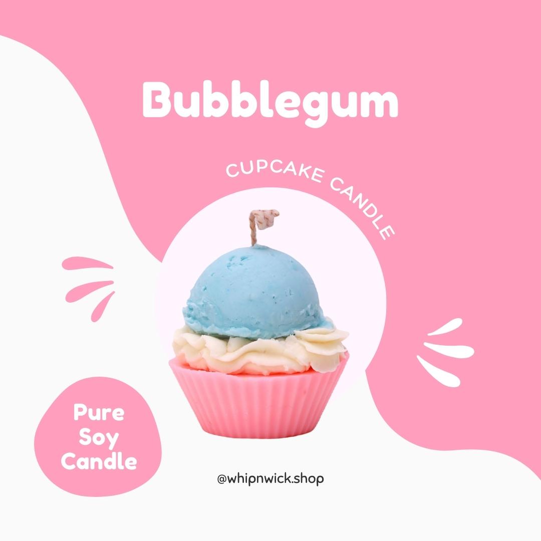 Bubblegum Cupcake Scented Candle