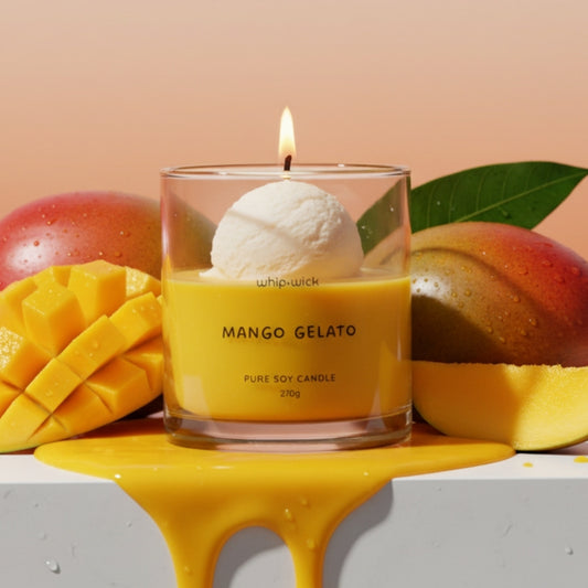 Mango Gelato Scented Candle