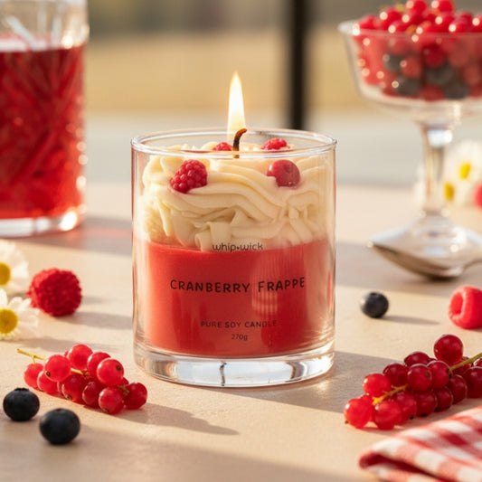 Cranberry Frappe Scented Candle