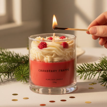 Cranberry Frappe Scented Candle