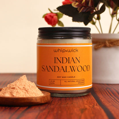 Indian Sandalwood Scented Candle