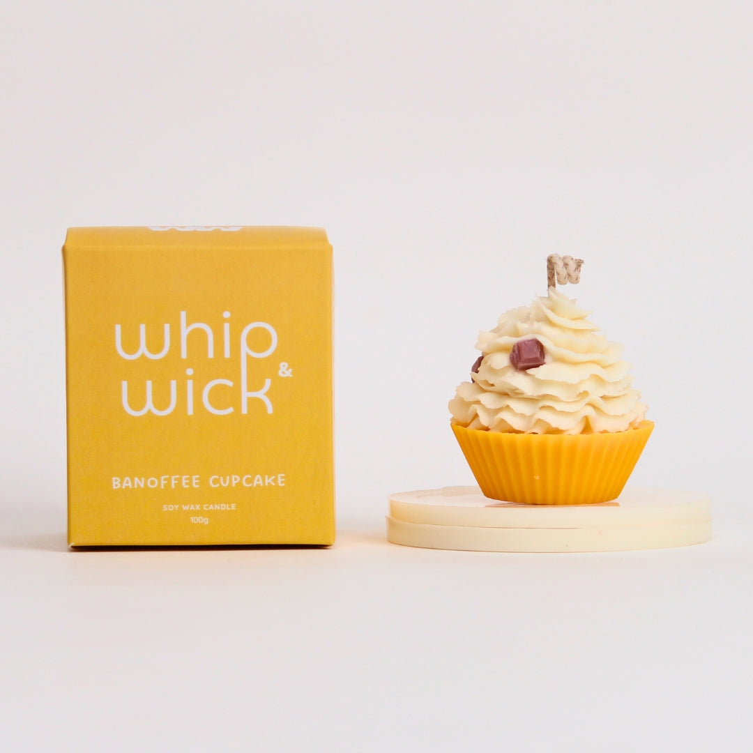 Banoffee Cupcake Scented Candle
