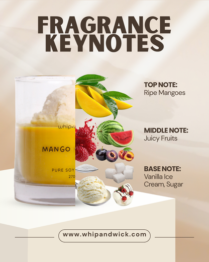 Mango Gelato Scented Candle