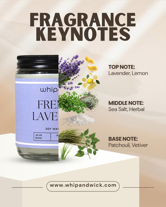 French Lavender Scented Candle