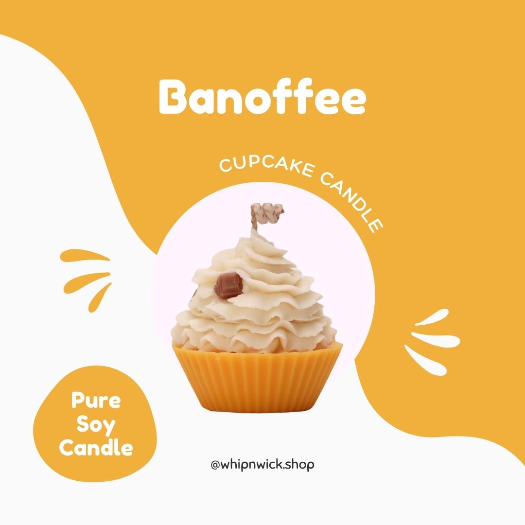 Banoffee Cupcake Scented Candle