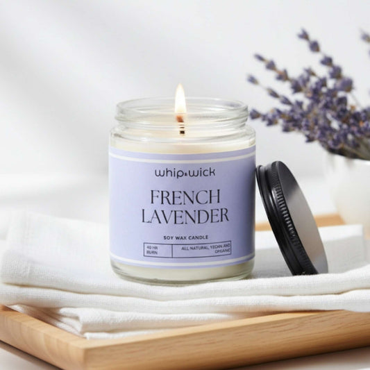 French Lavender Scented Candle