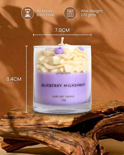 Blueberry Milkshake Scented Candle