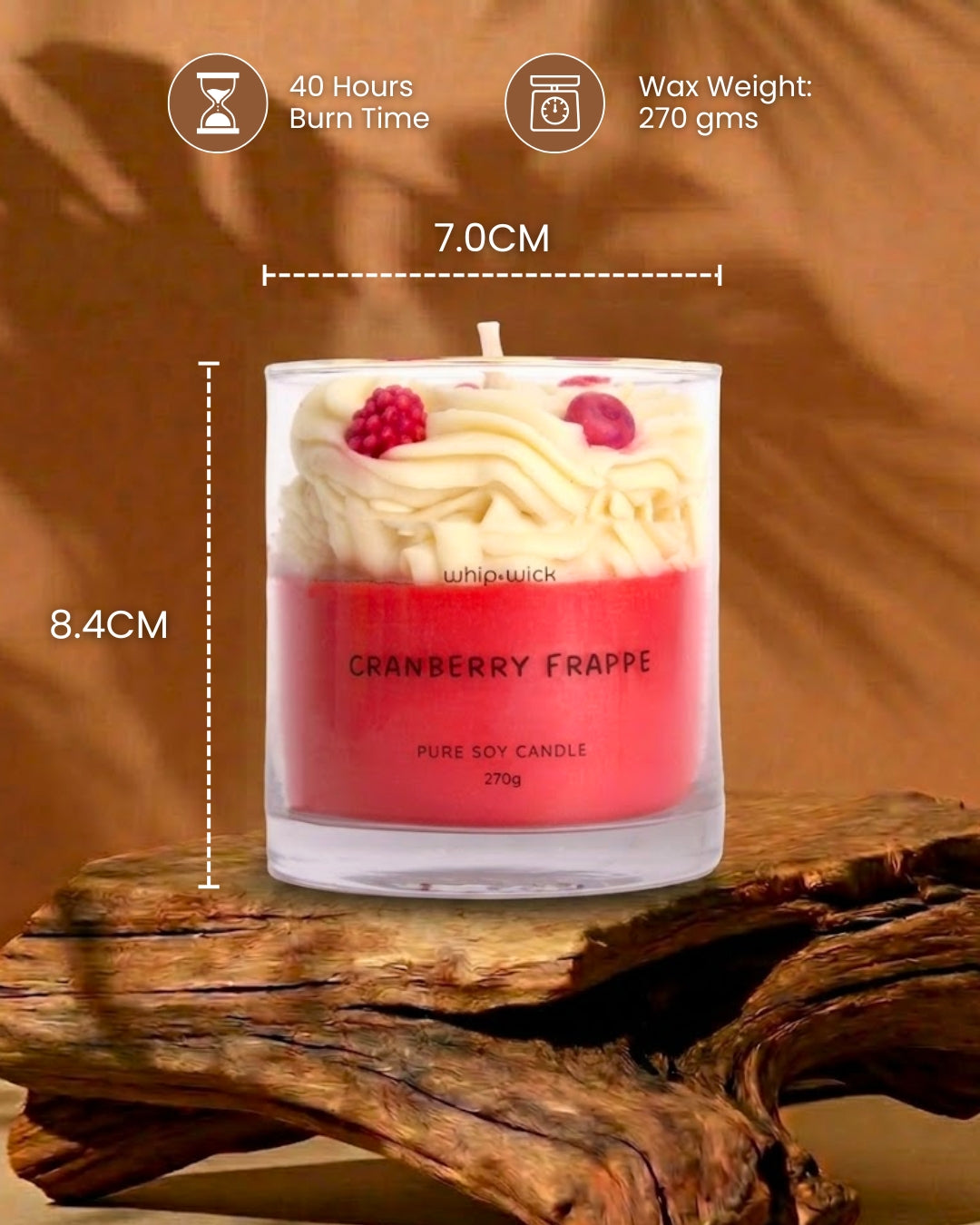 Cranberry Frappe Scented Candle