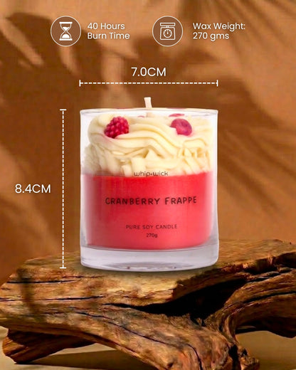 Cranberry Frappe Scented Candle