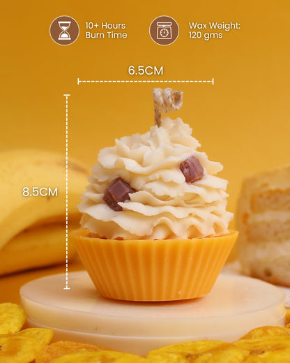 Banoffee Cupcake Scented Candle