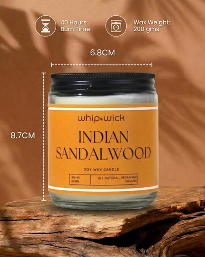 Indian Sandalwood Scented Candle