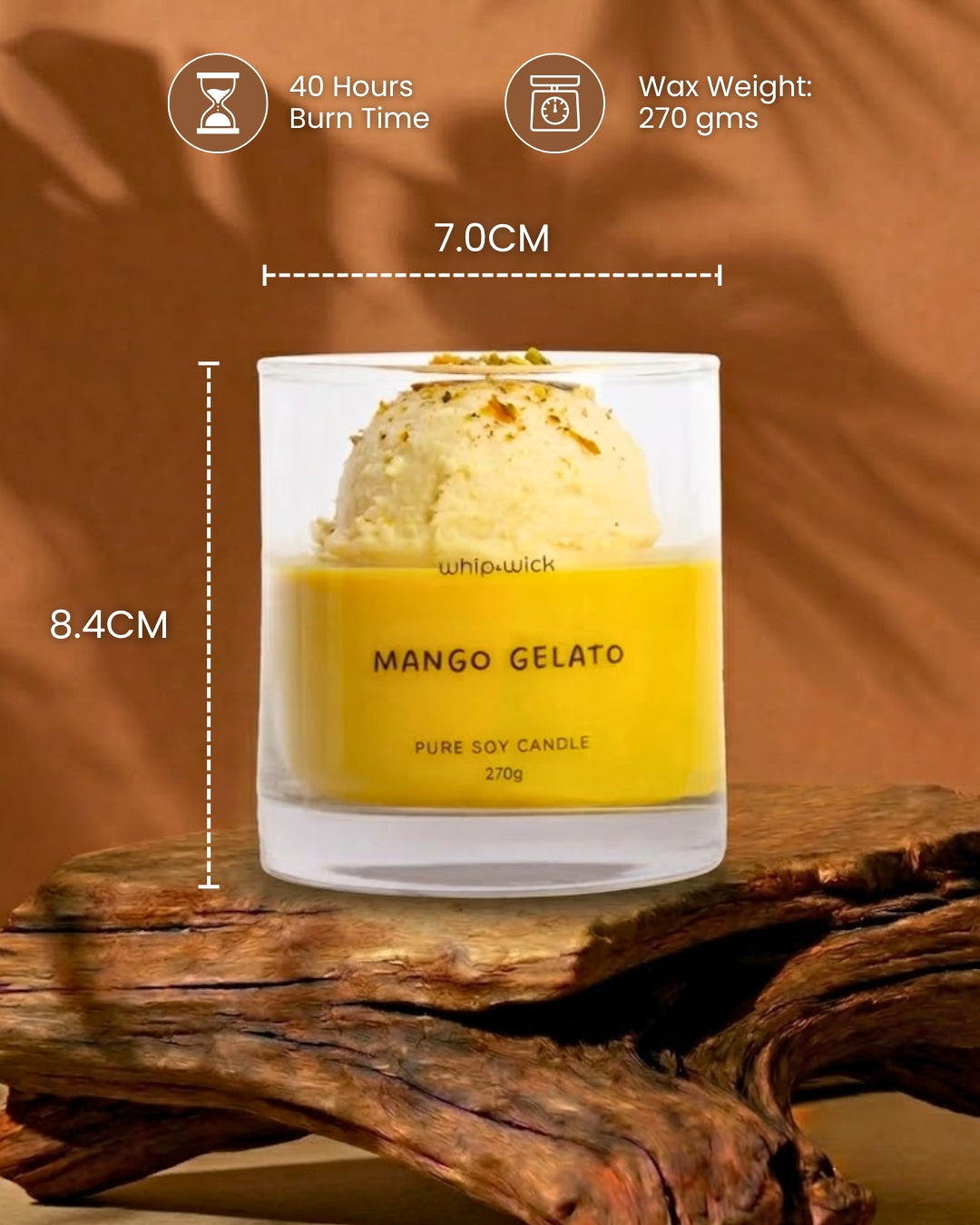 Mango Gelato Scented Candle