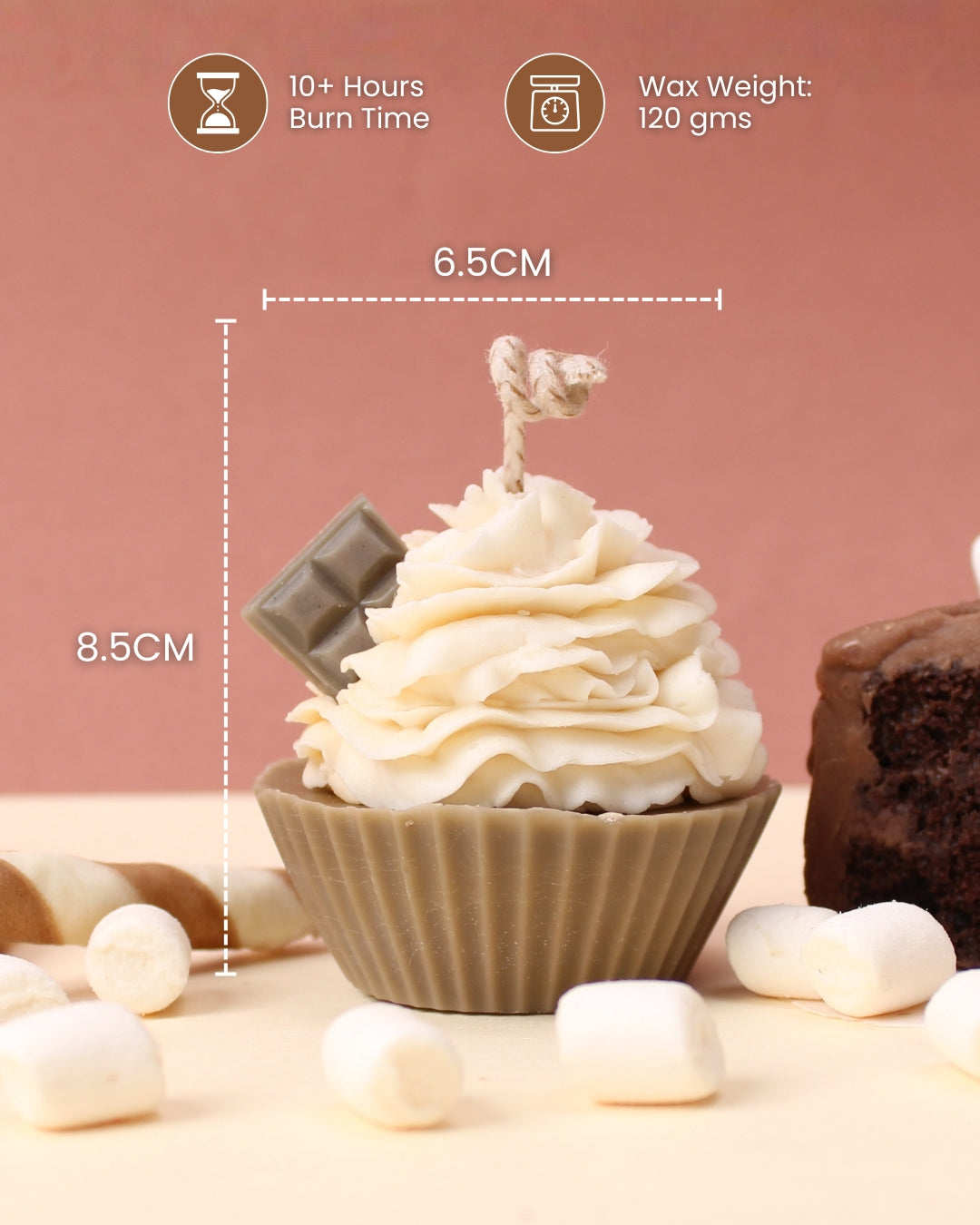 Chocochip Cupcake Scented Candle