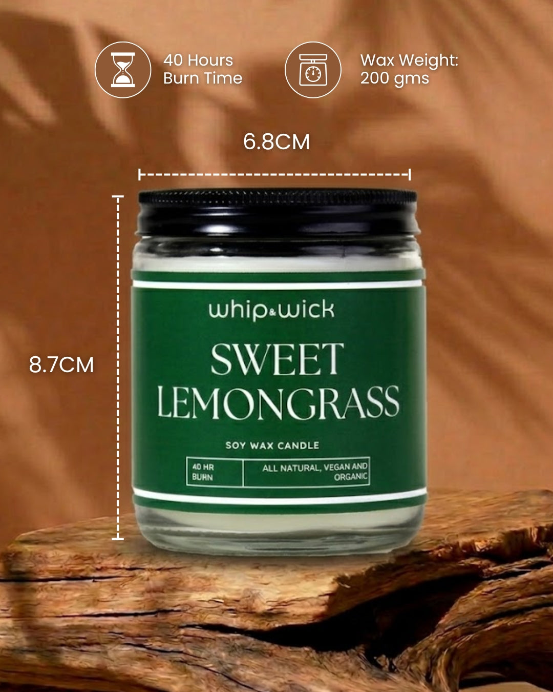 Sweet Lemongrass Scented Candle