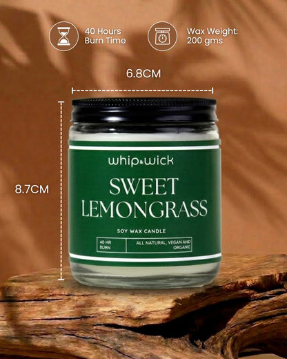 Sweet Lemongrass Scented Candle