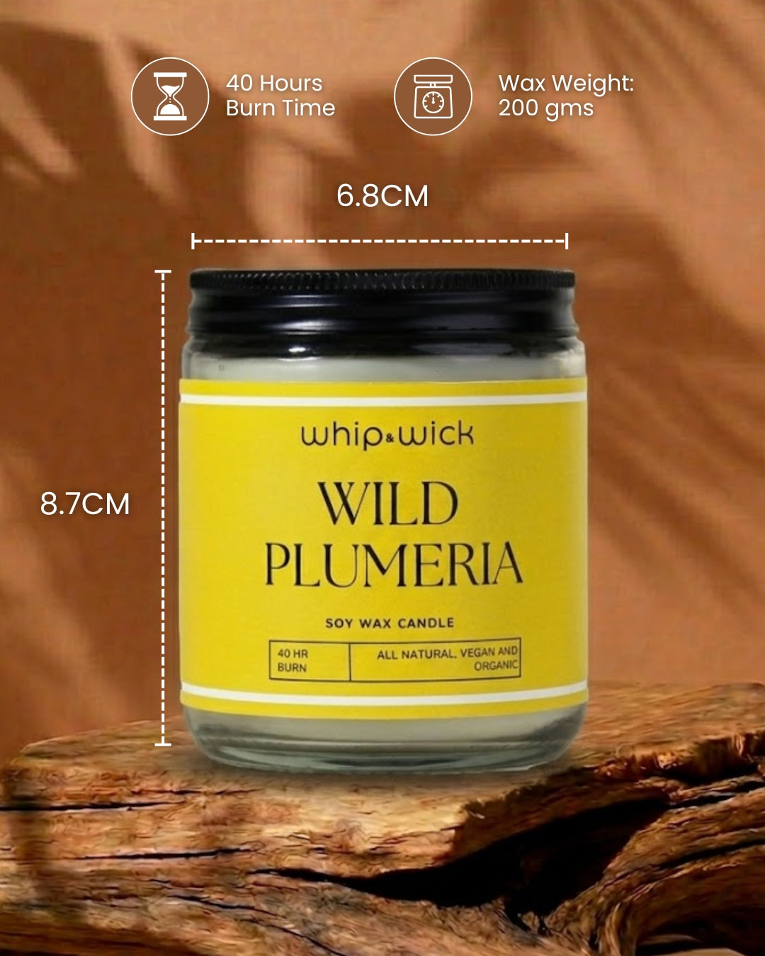 Wild Plumeria Scented Candle