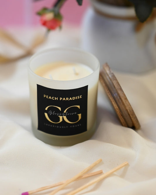 Peach Paradise Luxury Perfume Candle
