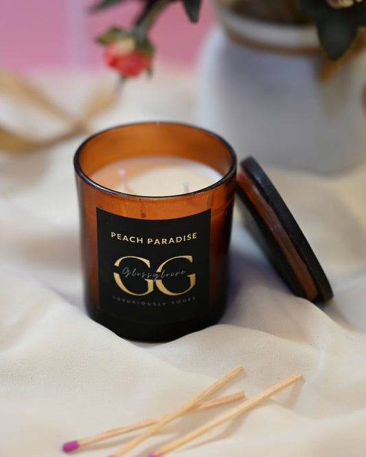 Peach Paradise Luxury Perfume Candle