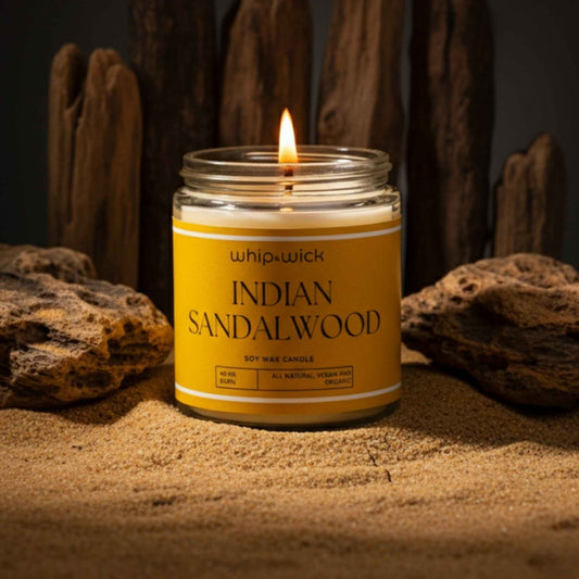 Indian Sandalwood Scented Candle