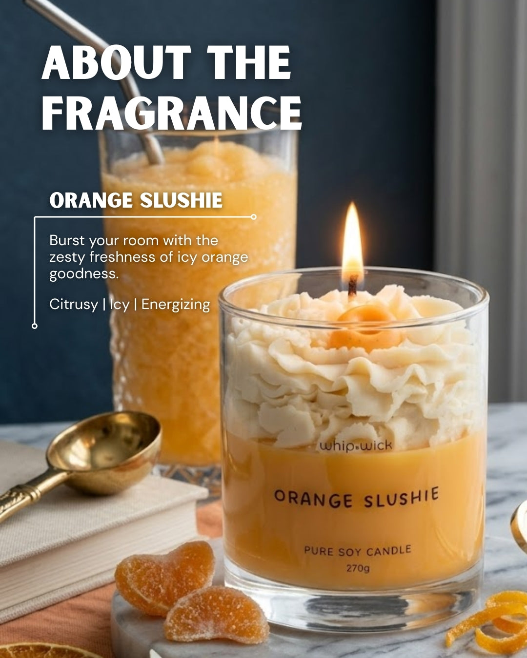 Orange Slushie Scented Candle