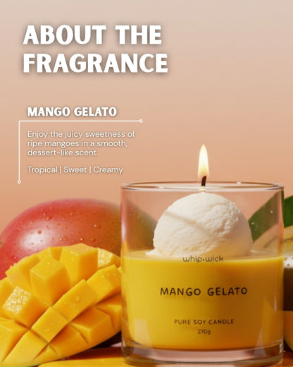 Mango Gelato Scented Candle