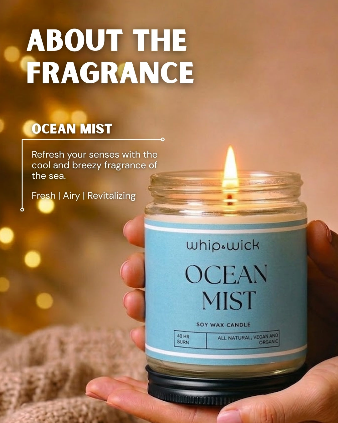 Ocean Mist Scented Candle