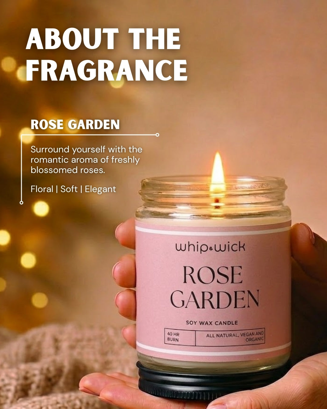 Rose Garden Scented Candle