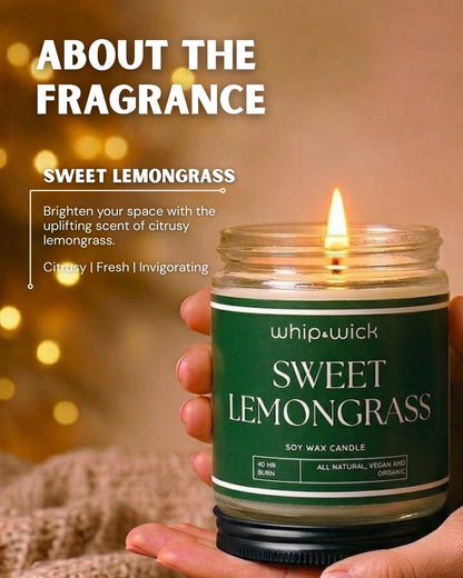 Sweet Lemongrass Scented Candle