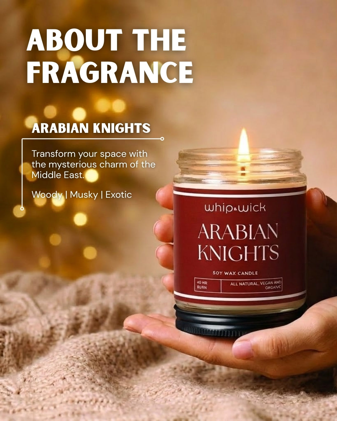 Arabian Knights  Scented Candle