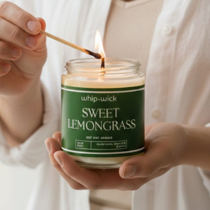 Sweet Lemongrass Scented Candle