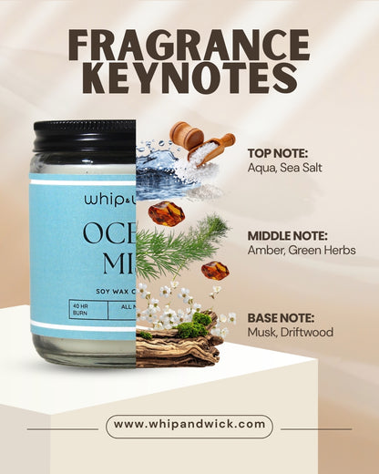 Ocean Mist Scented Candle