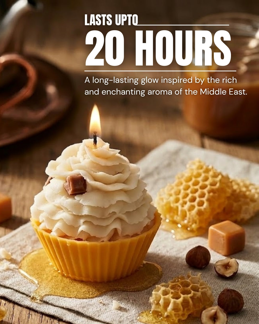 Banoffee Cupcake Scented Candle