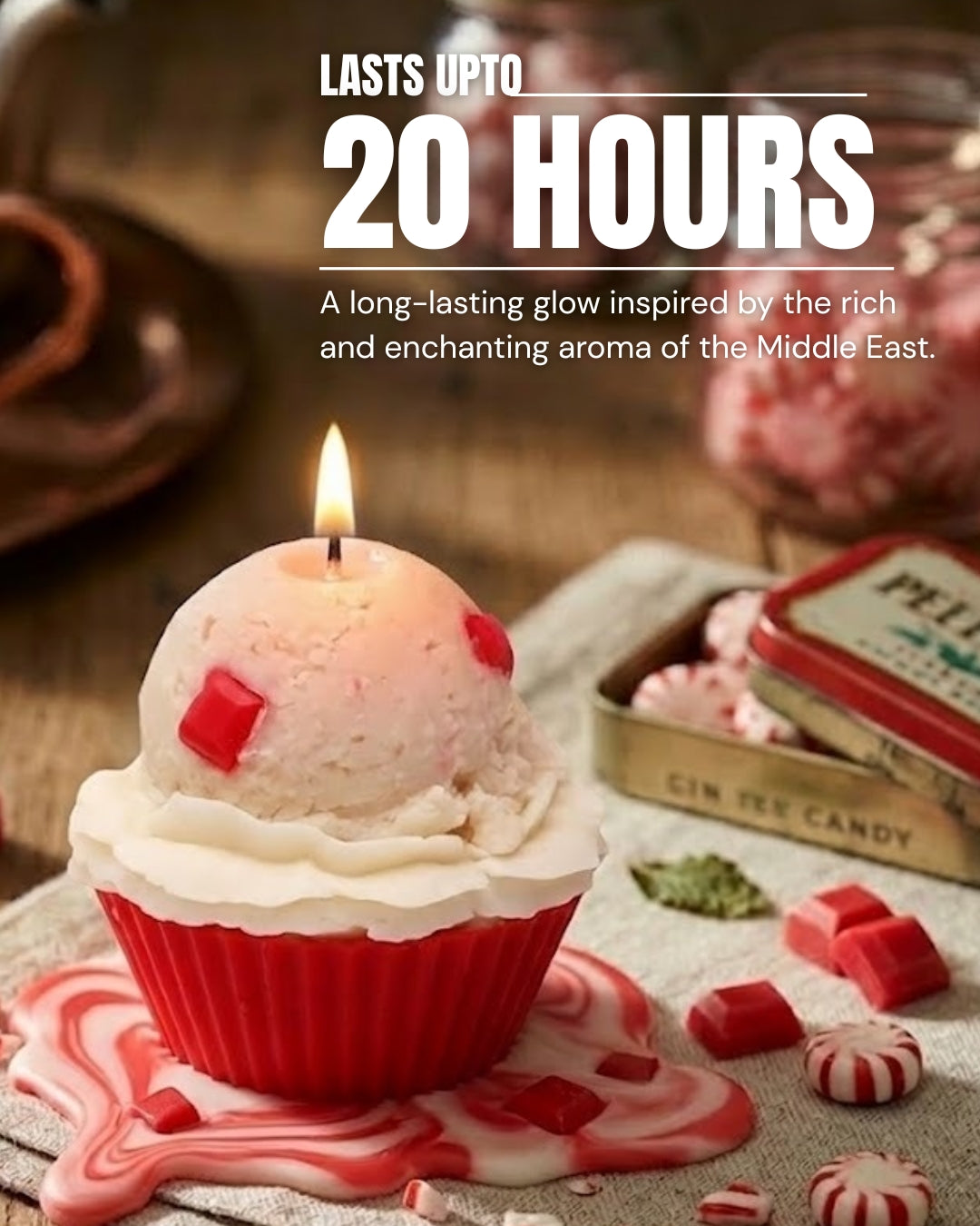 Red Velvet Cupcake Scented Candle