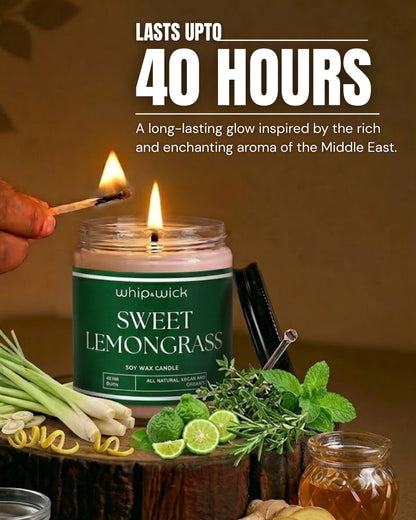 Sweet Lemongrass Scented Candle