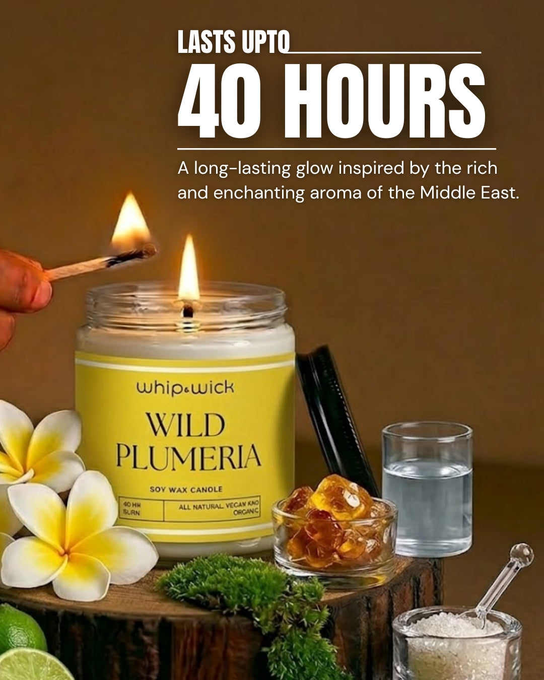 Wild Plumeria Scented Candle